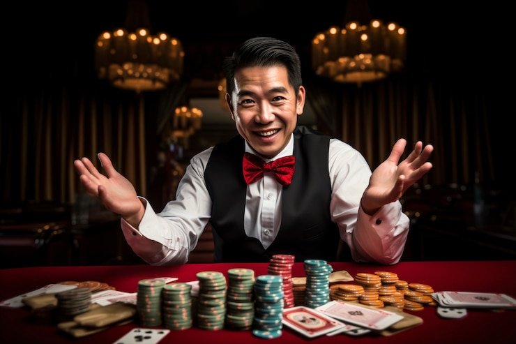 aa1483 Poker y blackjack con dealers